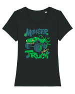 Monster Truck Tricou mânecă scurtă guler larg fitted Damă Expresser