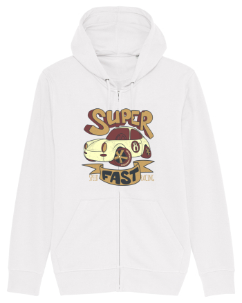 Retro 8 Car Superfast White