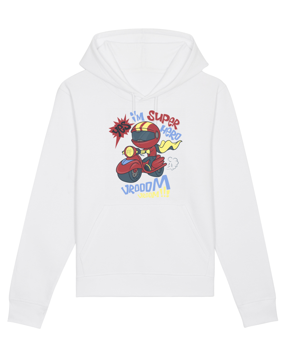 Hanorac Unisex Drummer White