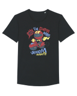 Super Hero Vrooom Tricou mânecă scurtă guler larg Bărbat Skater