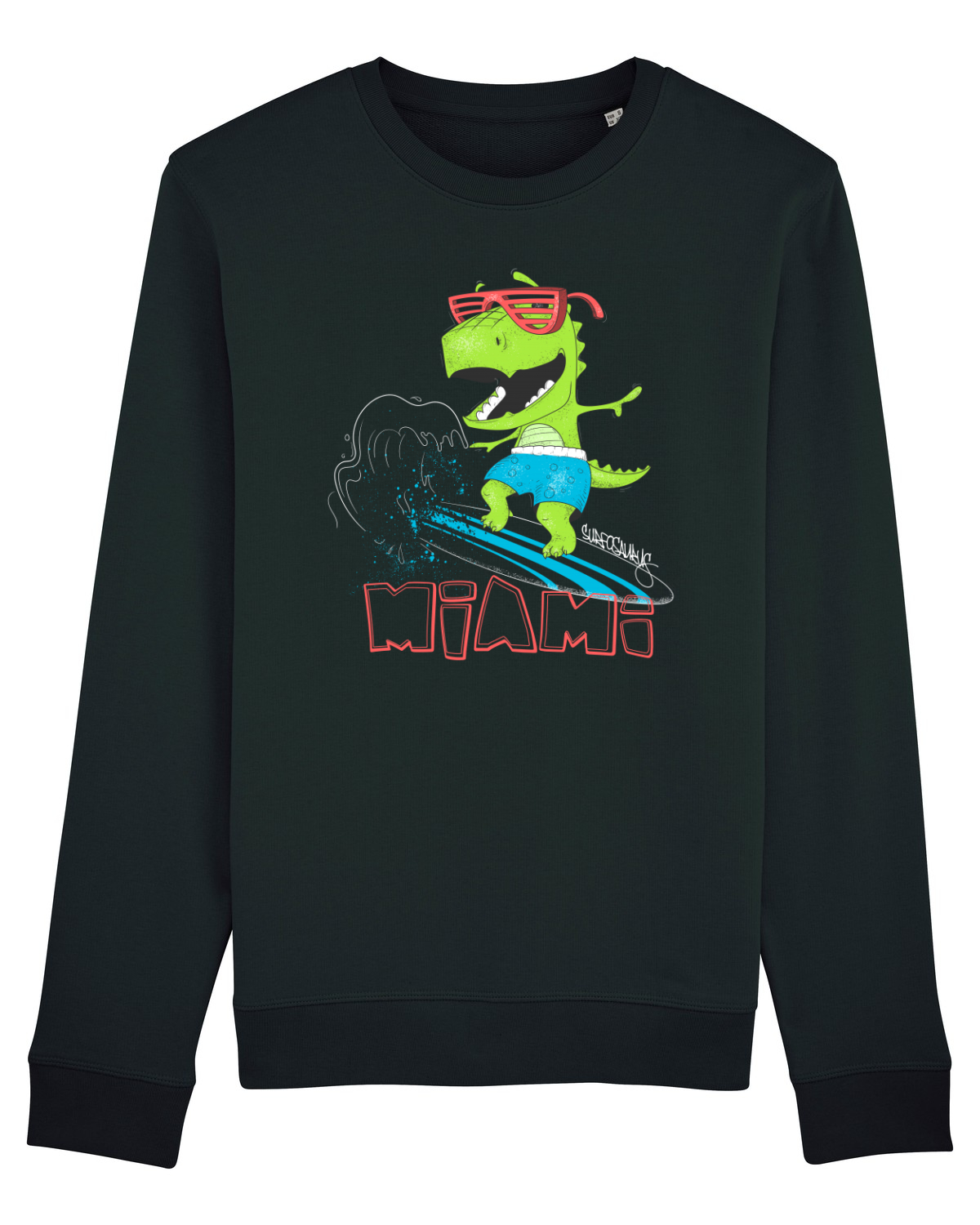 Bluză mânecă lungă Unisex Rise Black