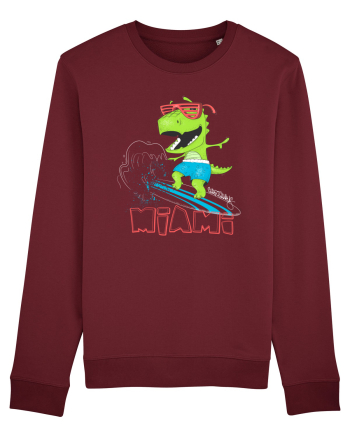 Miami Surfosaurus Burgundy