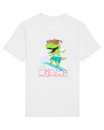 Miami Surfosaurus White