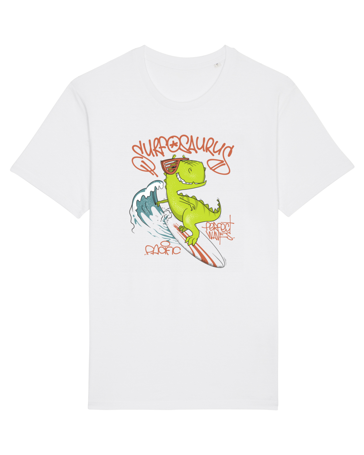 Tricou mânecă scurtă Unisex Rocker White