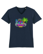 Relaxare tropicală Tricou mânecă scurtă guler V Bărbat Presenter