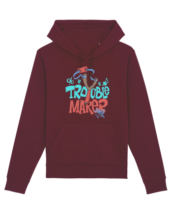 Trouble Maker Burgundy