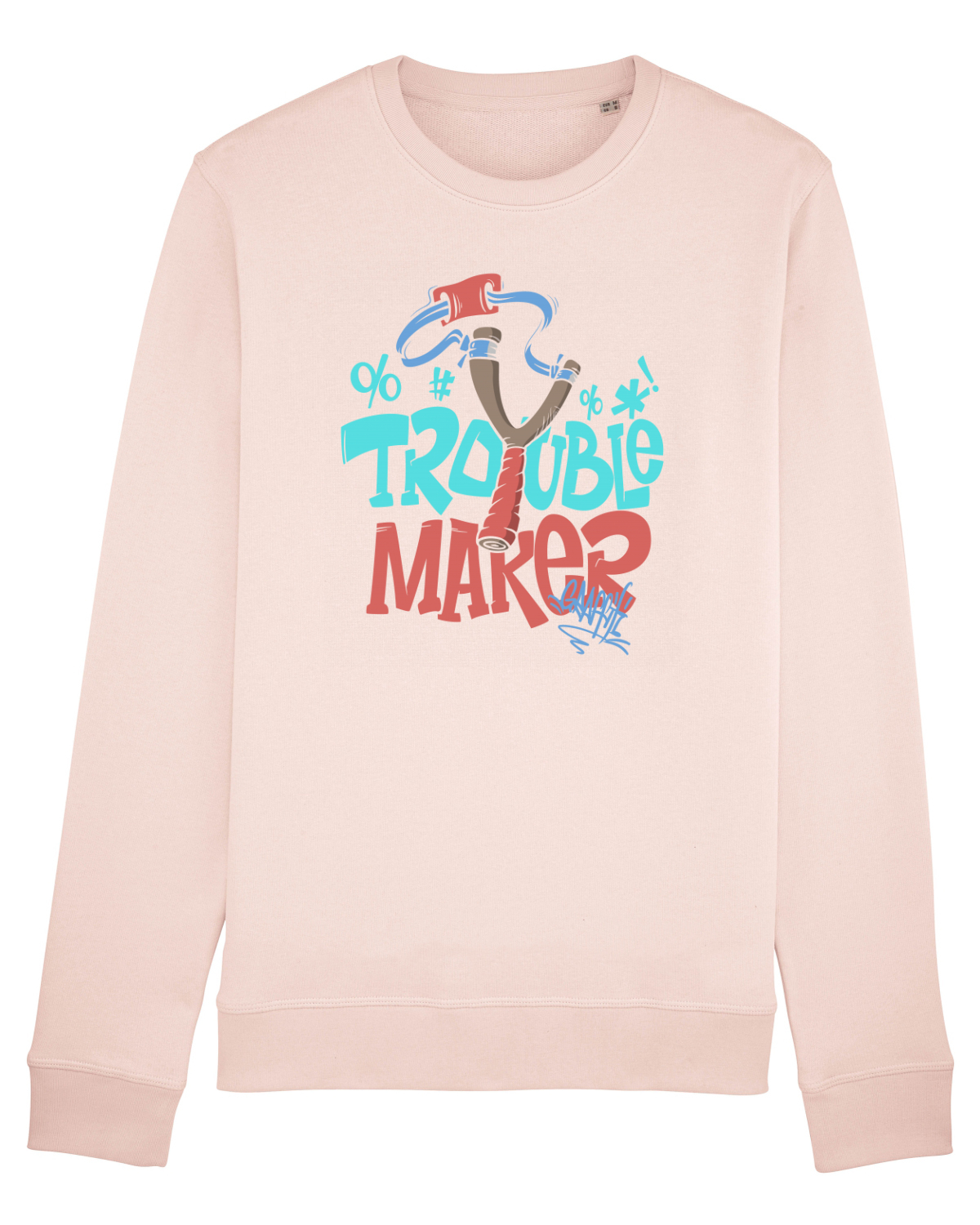 Bluză mânecă lungă Unisex Rise Candy Pink