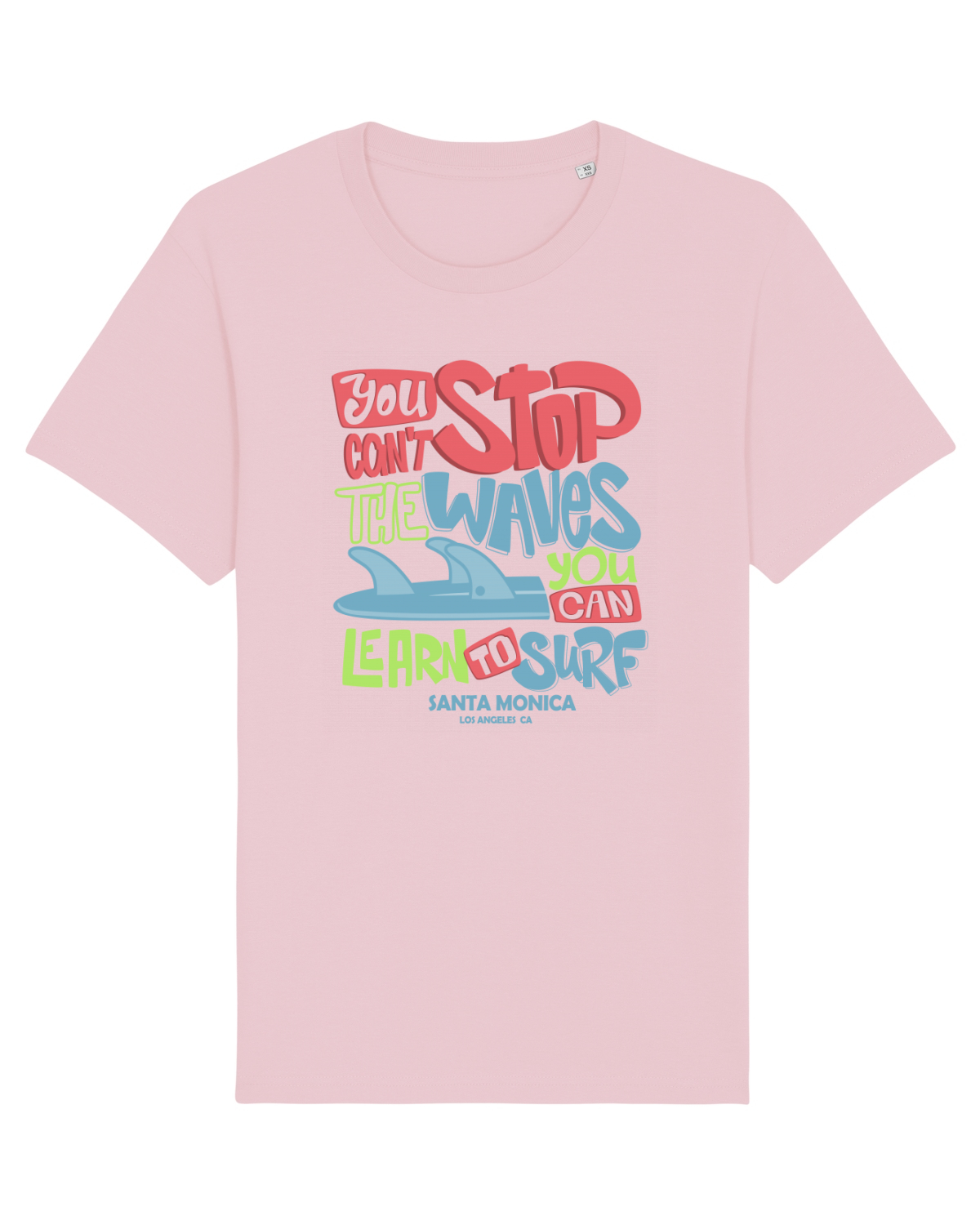 Tricou mânecă scurtă Unisex Rocker Cotton Pink
