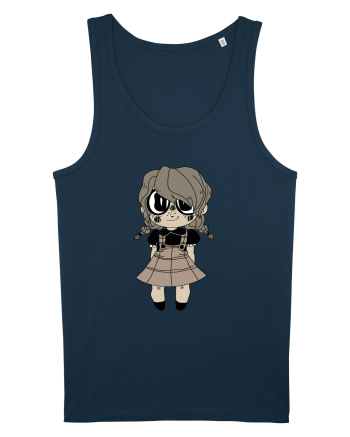 Autumn Little Girl Navy