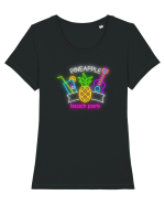 Petrecere de vară Tricou mânecă scurtă guler larg fitted Damă Expresser