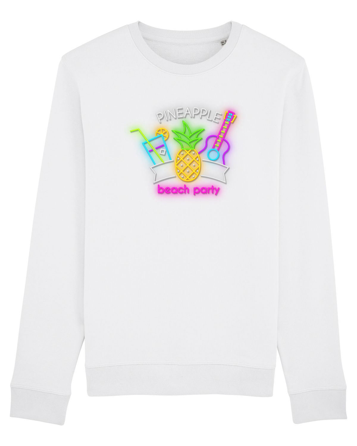 Bluză mânecă lungă Unisex Rise White
