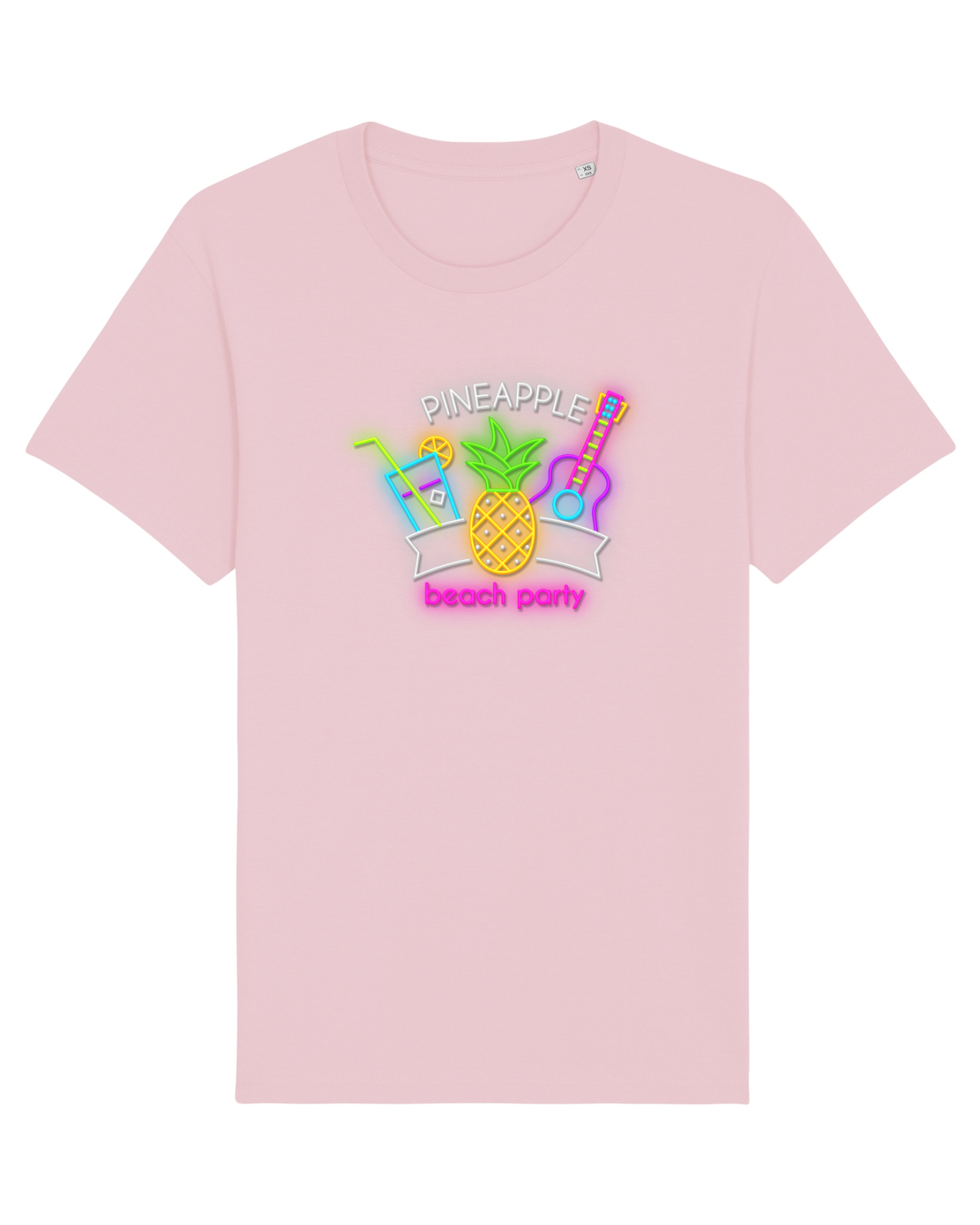 Tricou mânecă scurtă Unisex Rocker Cotton Pink