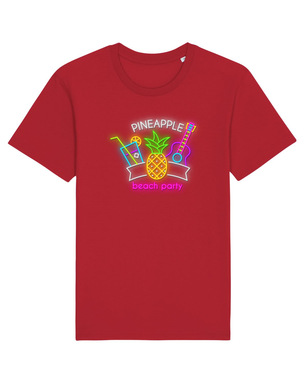 Tricou mânecă scurtă Unisex Rocker Red