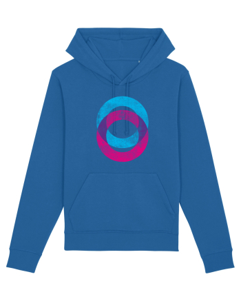 Geometric conjunction Royal Blue