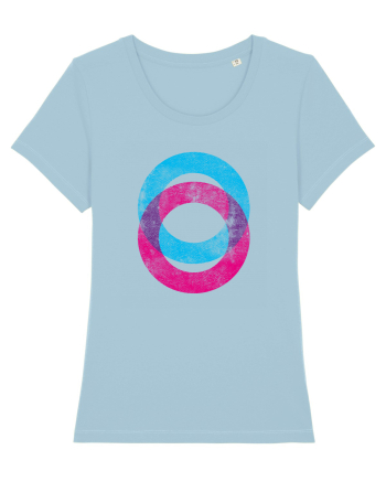 Geometric conjunction Sky Blue