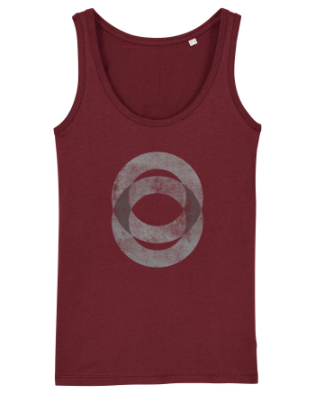 Geometric conjunction Burgundy