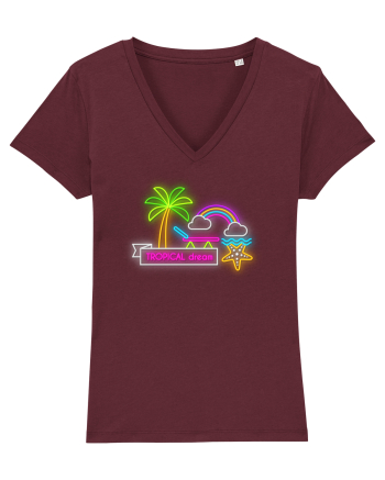 Vis exotic Burgundy