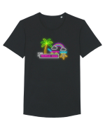 Vis exotic Tricou mânecă scurtă guler larg Bărbat Skater