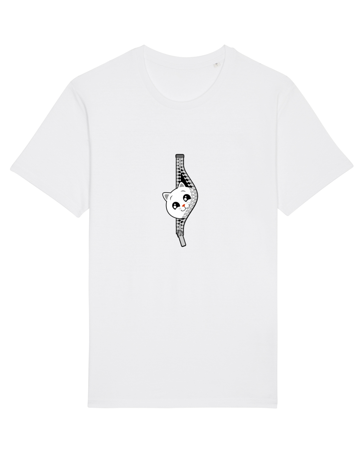 Tricou mânecă scurtă Unisex Rocker White