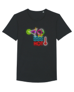 Petrecere fierbinte Tricou mânecă scurtă guler larg Bărbat Skater