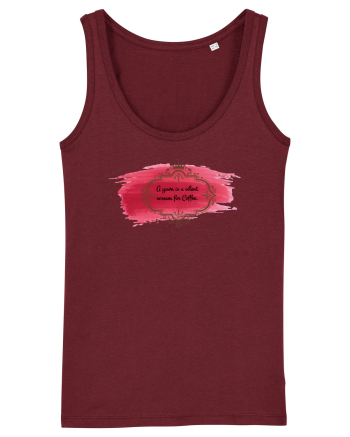 Everything is Coffee Burgundy