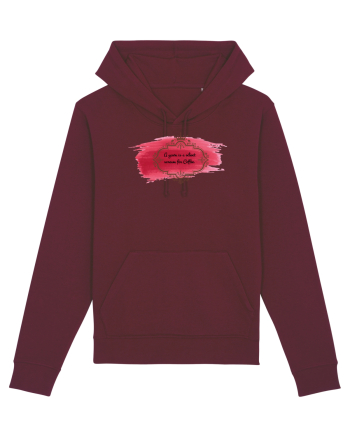 Everything is Coffee Burgundy