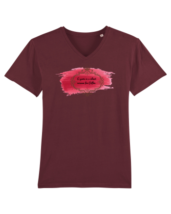 Everything is Coffee Burgundy