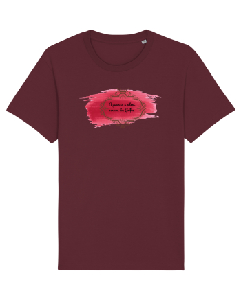 Everything is Coffee Burgundy