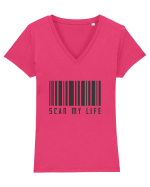 Scan My Life Tricou mânecă scurtă guler V Damă Evoker