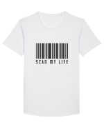 Scan My Life Tricou mânecă scurtă guler larg Bărbat Skater