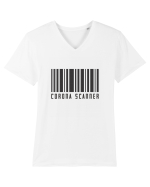 Corona Scanner Tricou mânecă scurtă guler V Bărbat Presenter