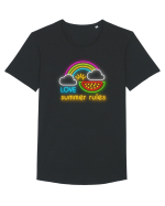 Regulile verii Tricou mânecă scurtă guler larg Bărbat Skater