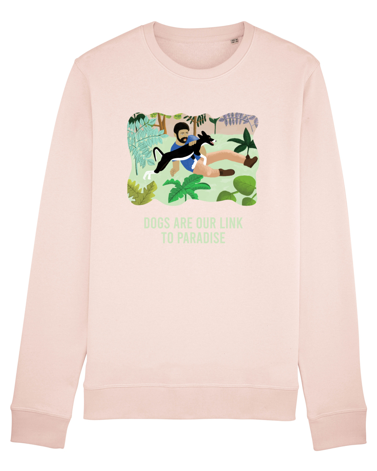 Bluză mânecă lungă Unisex Rise Candy Pink