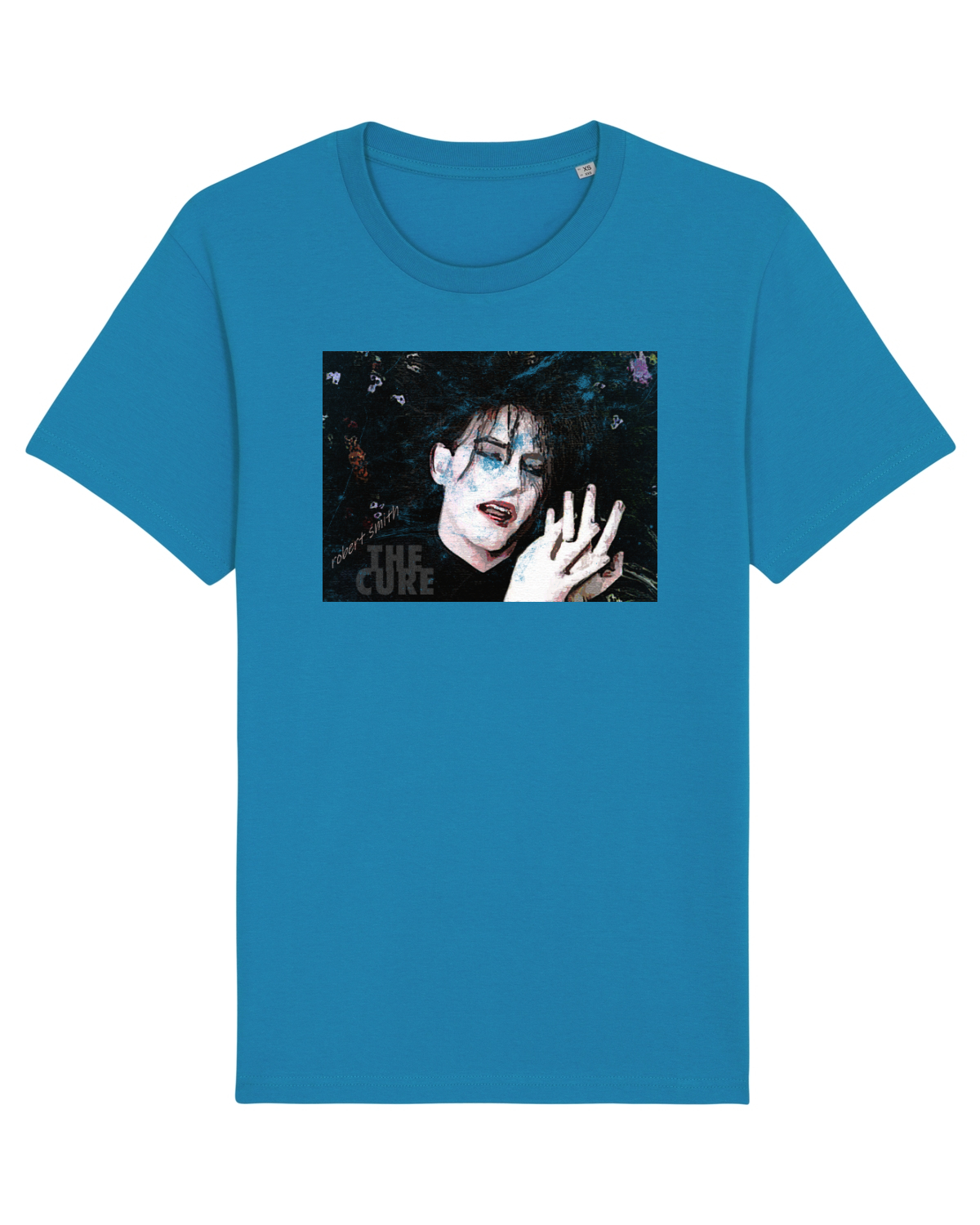 Tricou mânecă scurtă Unisex Rocker Azur