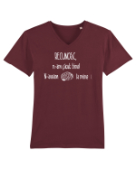 Tricou de scuze pentru a doua zi Tricou mânecă scurtă guler V Bărbat Presenter