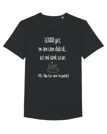 Tricou de scuze  semivionovat Black