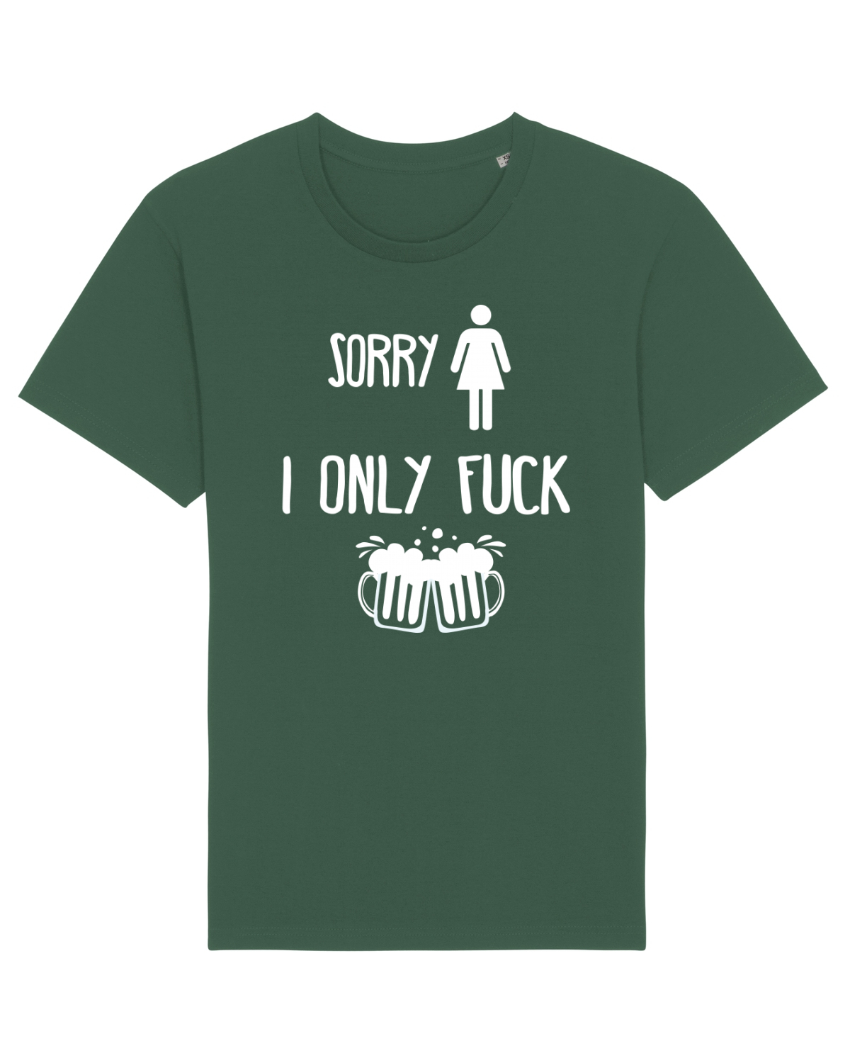 Tricou mânecă scurtă Unisex Rocker Bottle Green