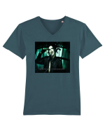 marilyn manson va saluta  Tricou mânecă scurtă guler V Bărbat Presenter