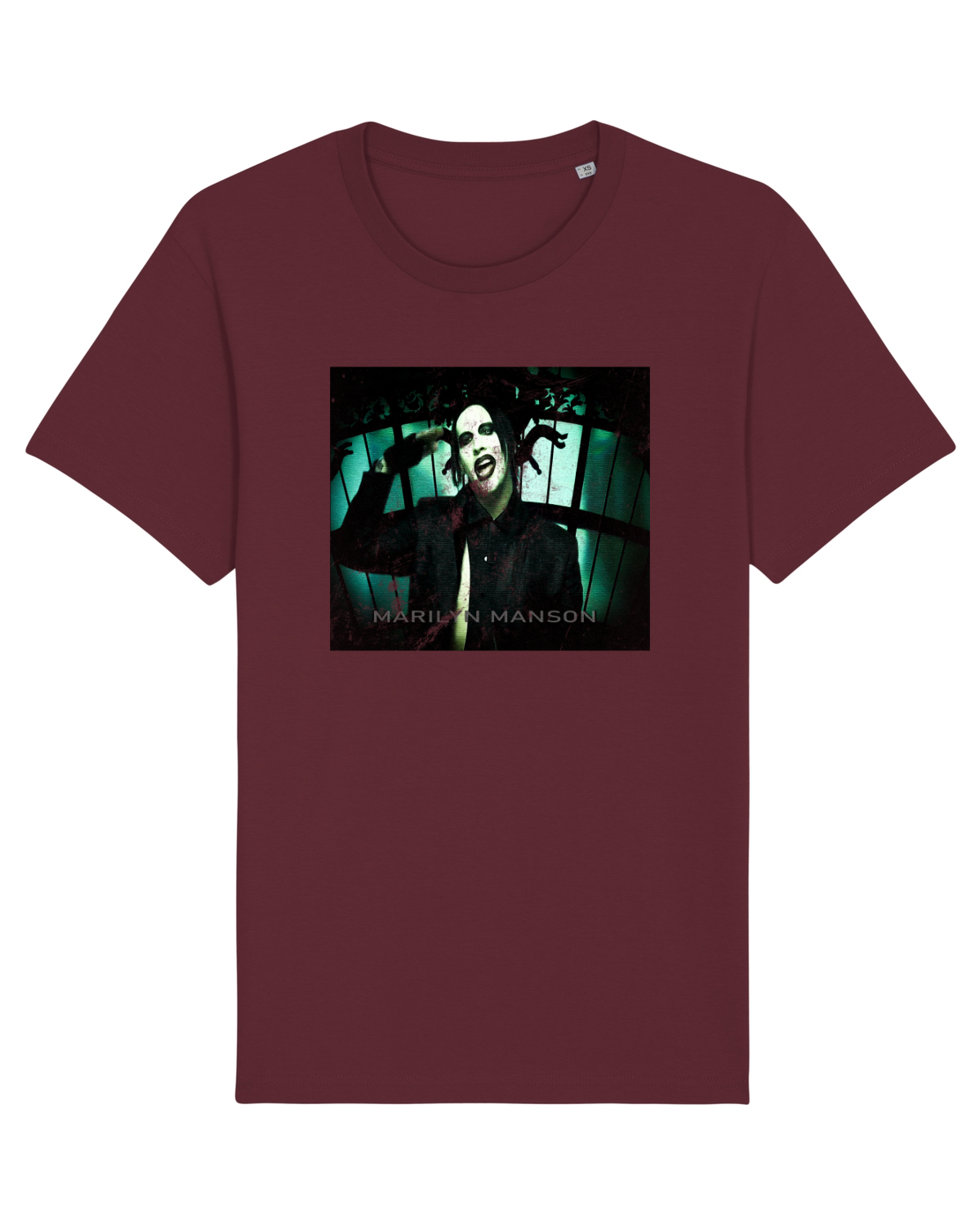 Tricou mânecă scurtă Unisex Rocker Burgundy