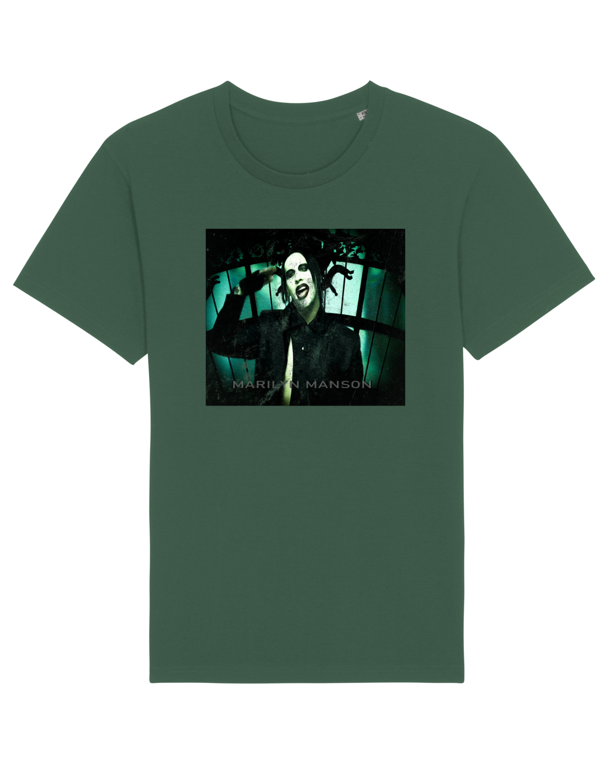 Tricou mânecă scurtă Unisex Rocker Bottle Green
