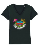 Gustă vara Tricou mânecă scurtă guler V Damă Evoker