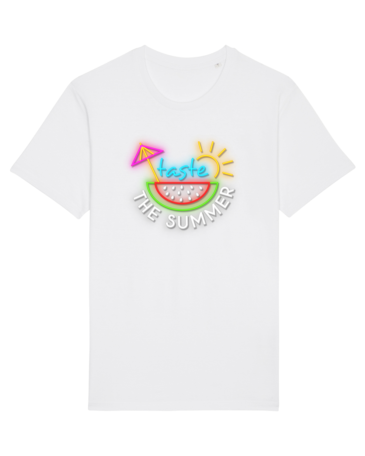 Tricou mânecă scurtă Unisex Rocker White