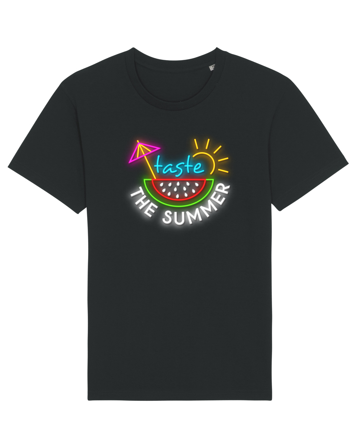 Tricou mânecă scurtă Unisex Rocker Black
