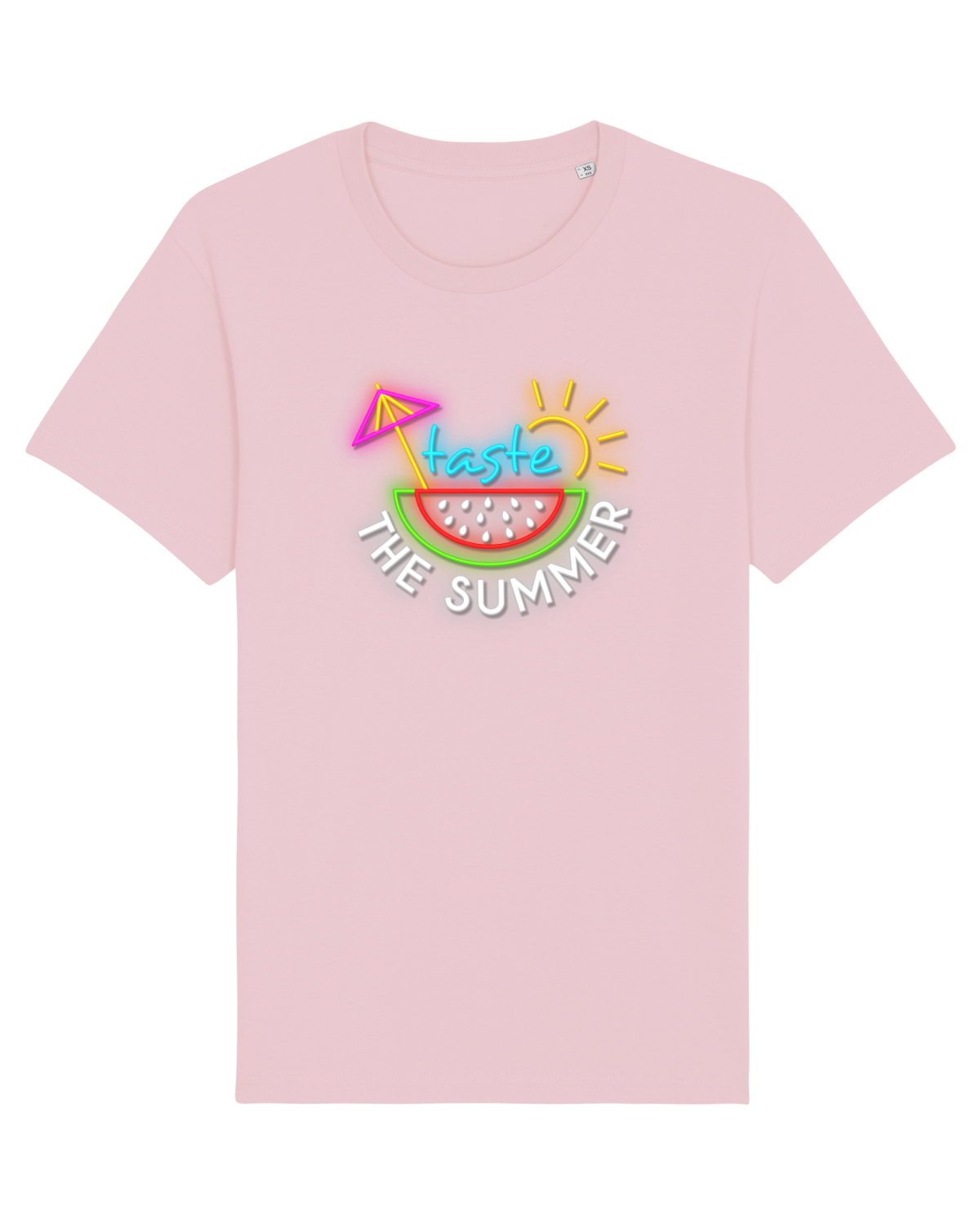 Tricou mânecă scurtă Unisex Rocker Cotton Pink