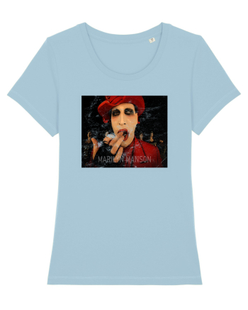 marilyn manson greets with love Sky Blue