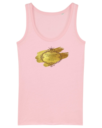 Best Time for Coffee Cotton Pink