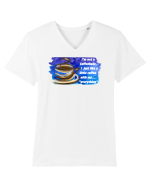 CoffeeHolic Tricou mânecă scurtă guler V Bărbat Presenter