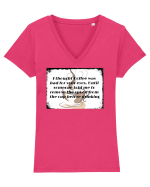 Remove Spoon Tricou mânecă scurtă guler V Damă Evoker