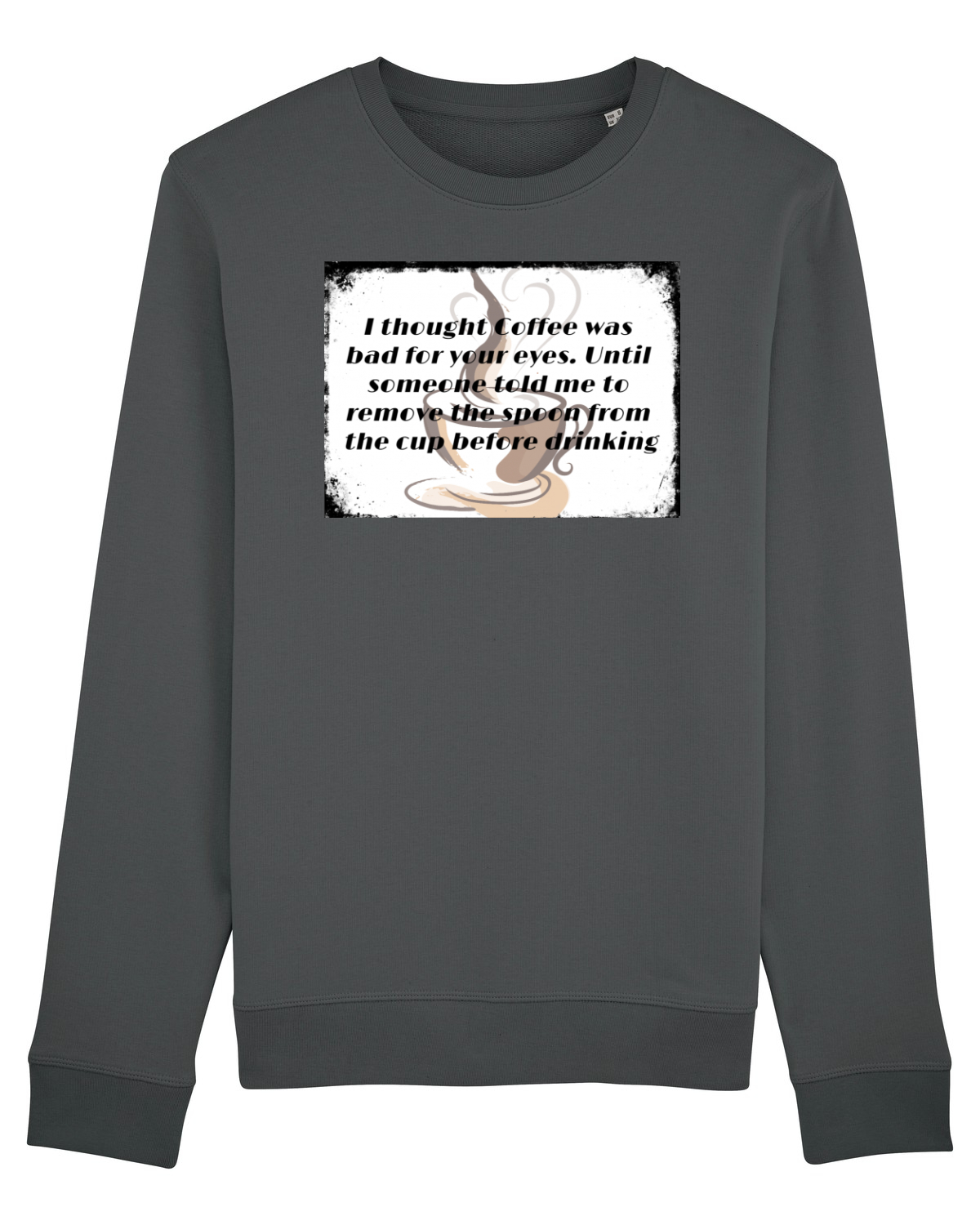 Bluză mânecă lungă Unisex Rise Anthracite