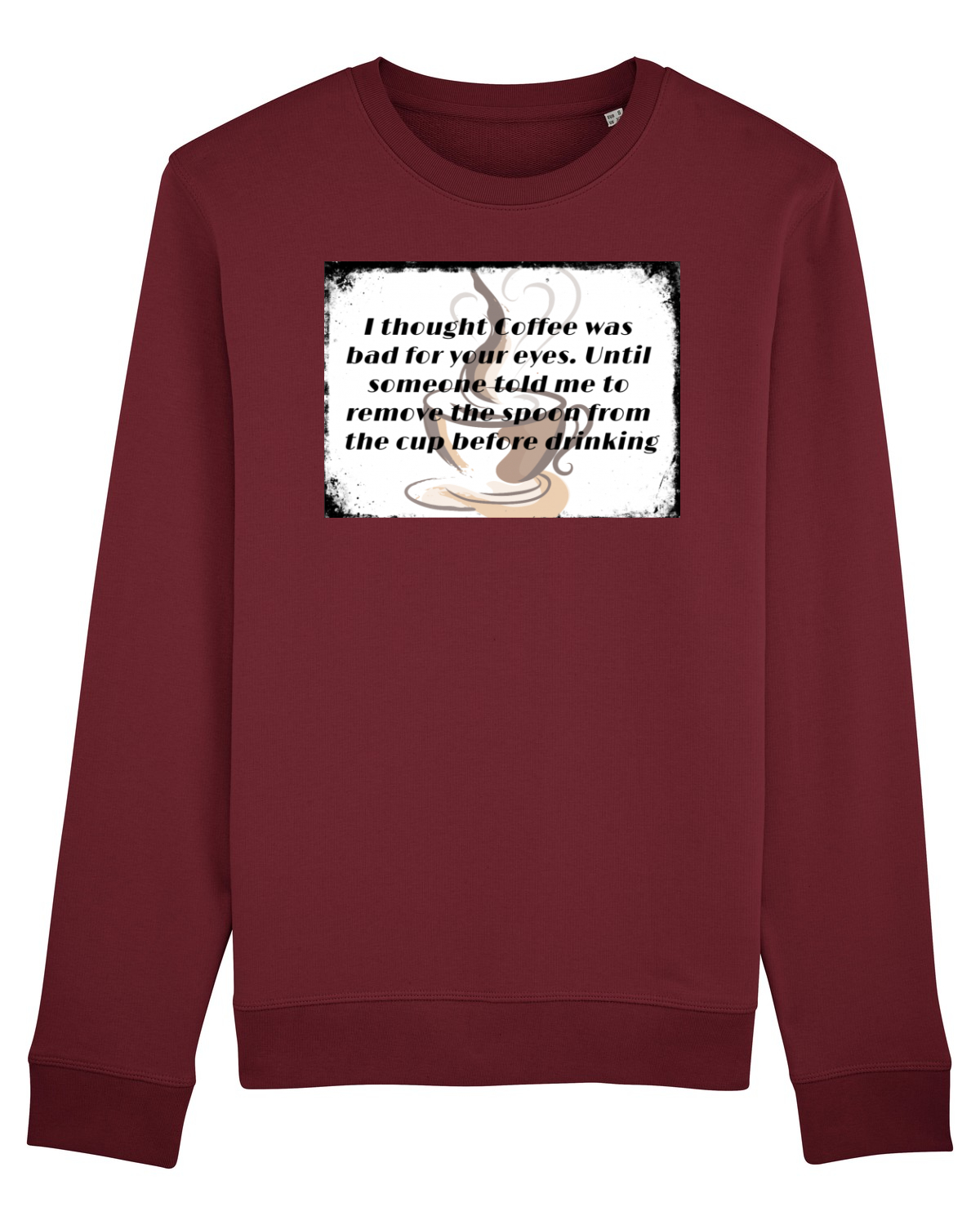 Bluză mânecă lungă Unisex Rise Burgundy